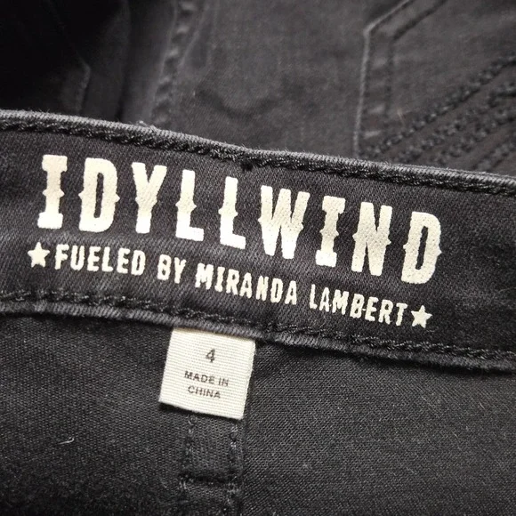 Idyllwind Saddle Drive High Rise Bootcut Jeans 4Wx32L Embroidered Western Boho - Picture 3 of 9